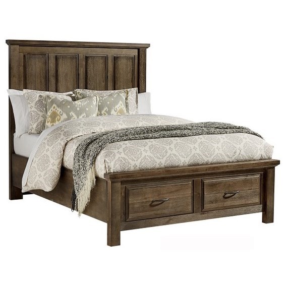 Artisan & Post Maple Road Solid Wood King Mansion Storage Bed with 2